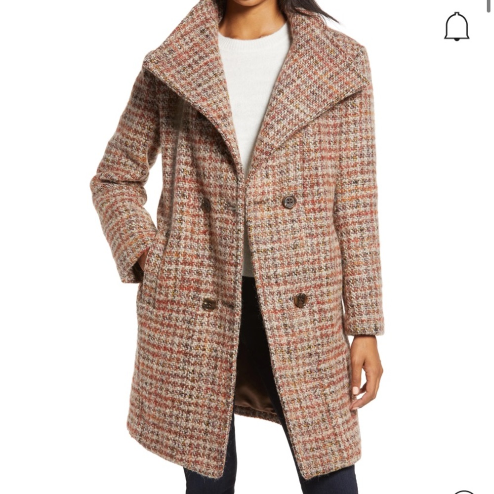 Ellen Tracy Wool Blend Coat Size M